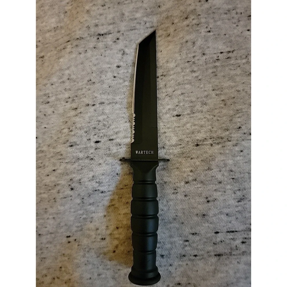 BuckShot‎ WWII Anniversary Tanto Knife  w/ Sheath • H-4874-T